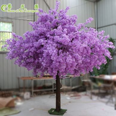 6ft Purple Wedding Centerpieces Blossom Trees